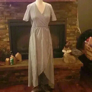 Geraldine Dress in Gray